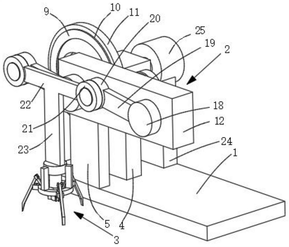 Small casting clamping and carrying device