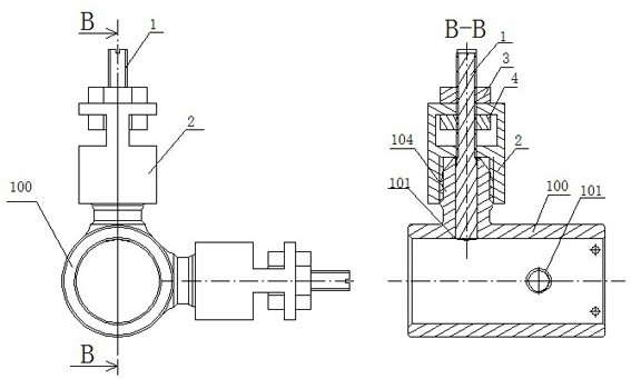 A fixture and compensation method for avoiding extrusion scratches of sealing rubber rings and retaining rings
