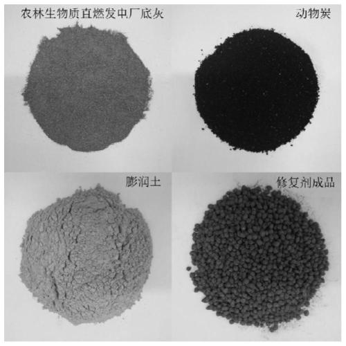 Method for in-situ passivation of cadmium pollution in rice field soil by using bottom ash from agricultural and forestry biomass direct-fired power plants