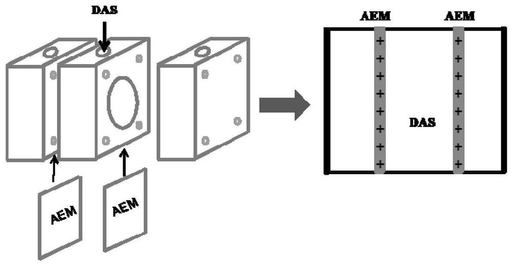 A kind of preparation method of anion exchange membrane with mono-multivalent selective separation function