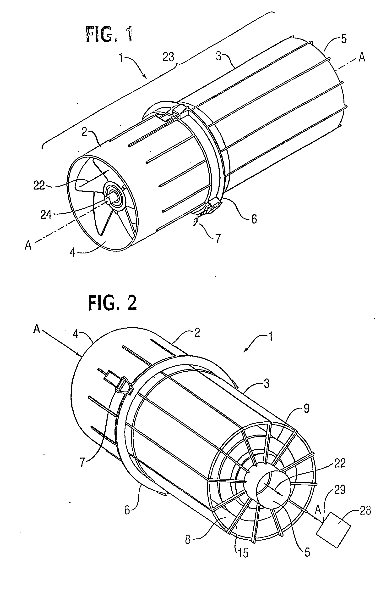 Powered air cleaning system and air cleaning method