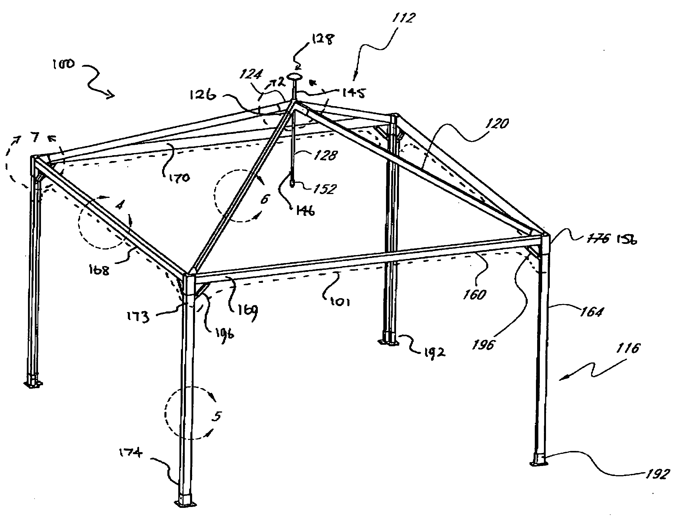 Bases and braces for support poles, such as poles for pavilions and umbrellas