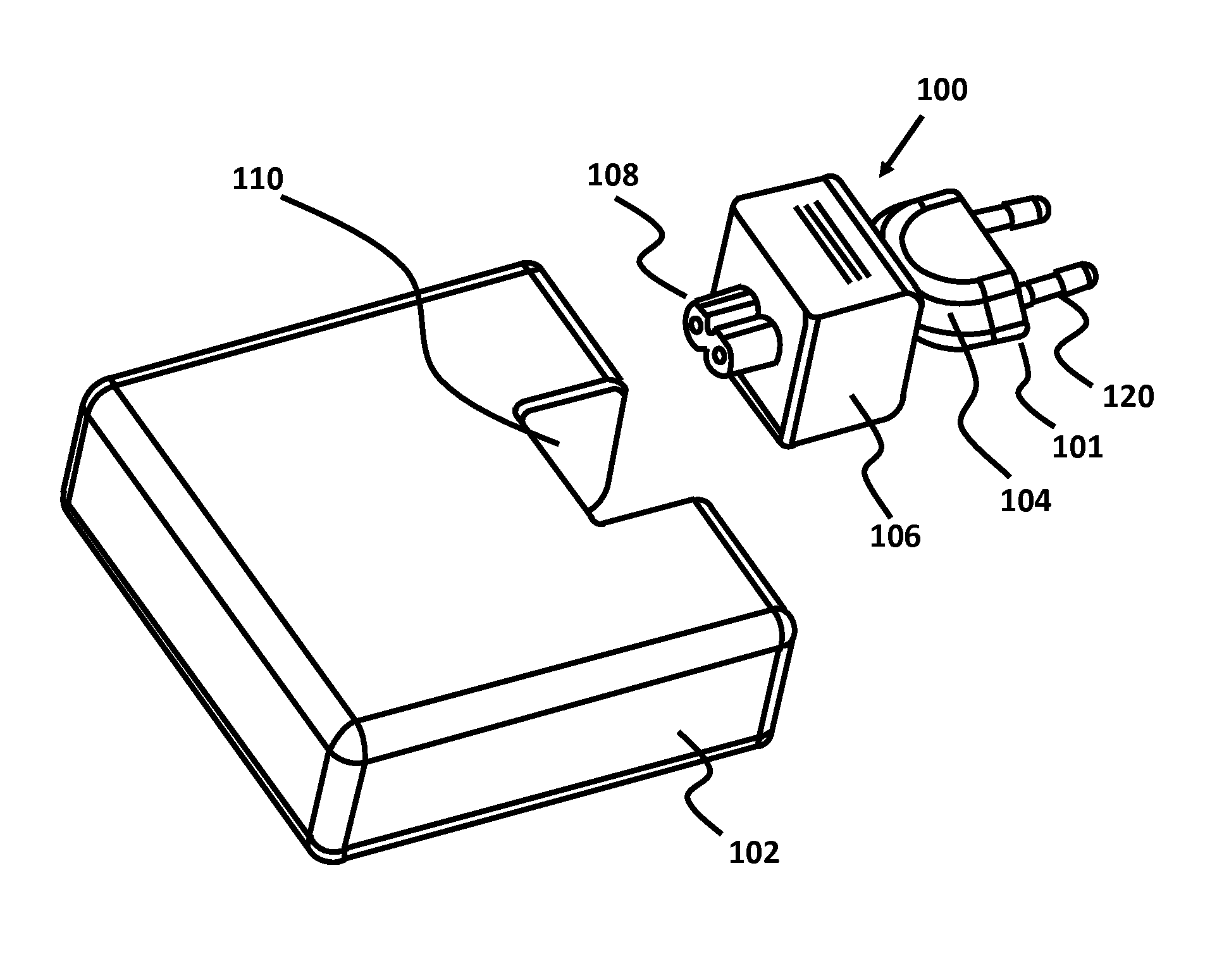 Duck head connector