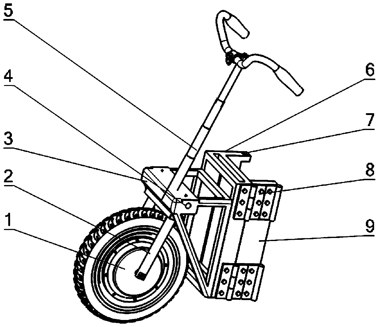 A foldable dual-mode electric vehicle