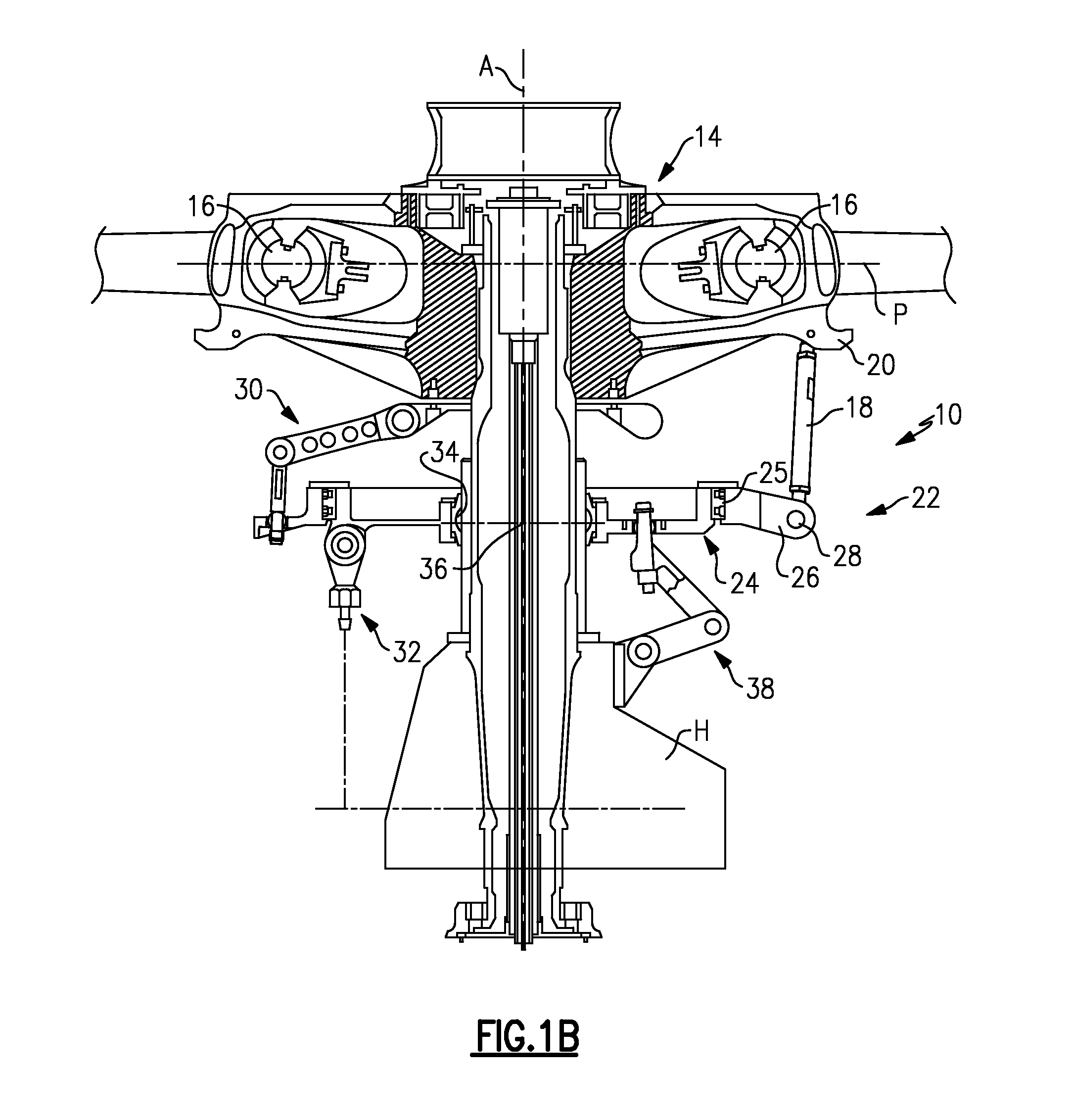 Compact load path swashplate assembly