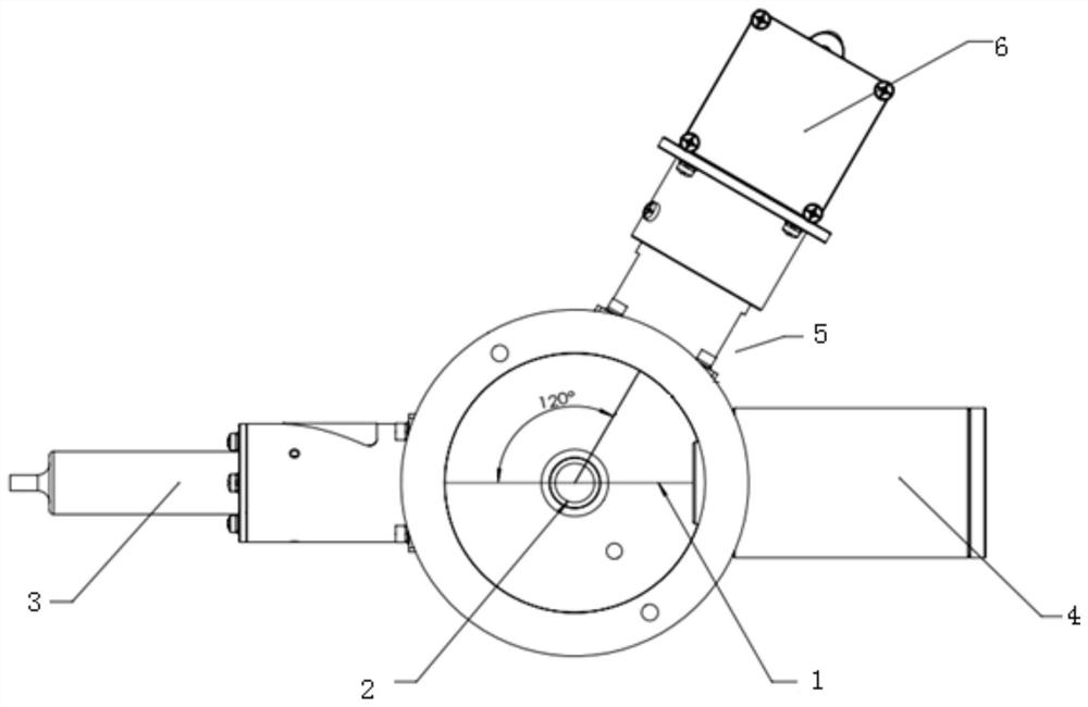 Ionization detection chamber of evaporative light scattering detector