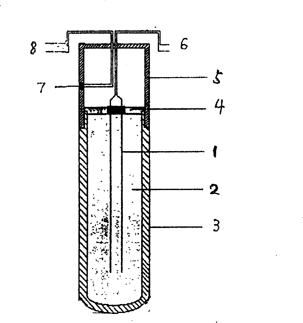 Impedance type soil moisture sensor and making process thereof