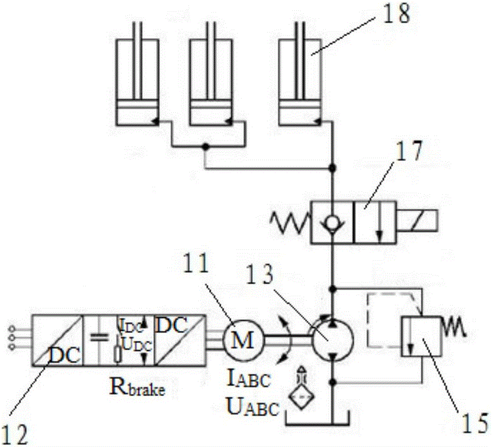 Energy recovery control system and lifting equipment