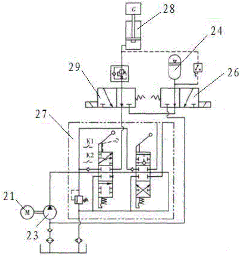Energy recovery control system and lifting equipment