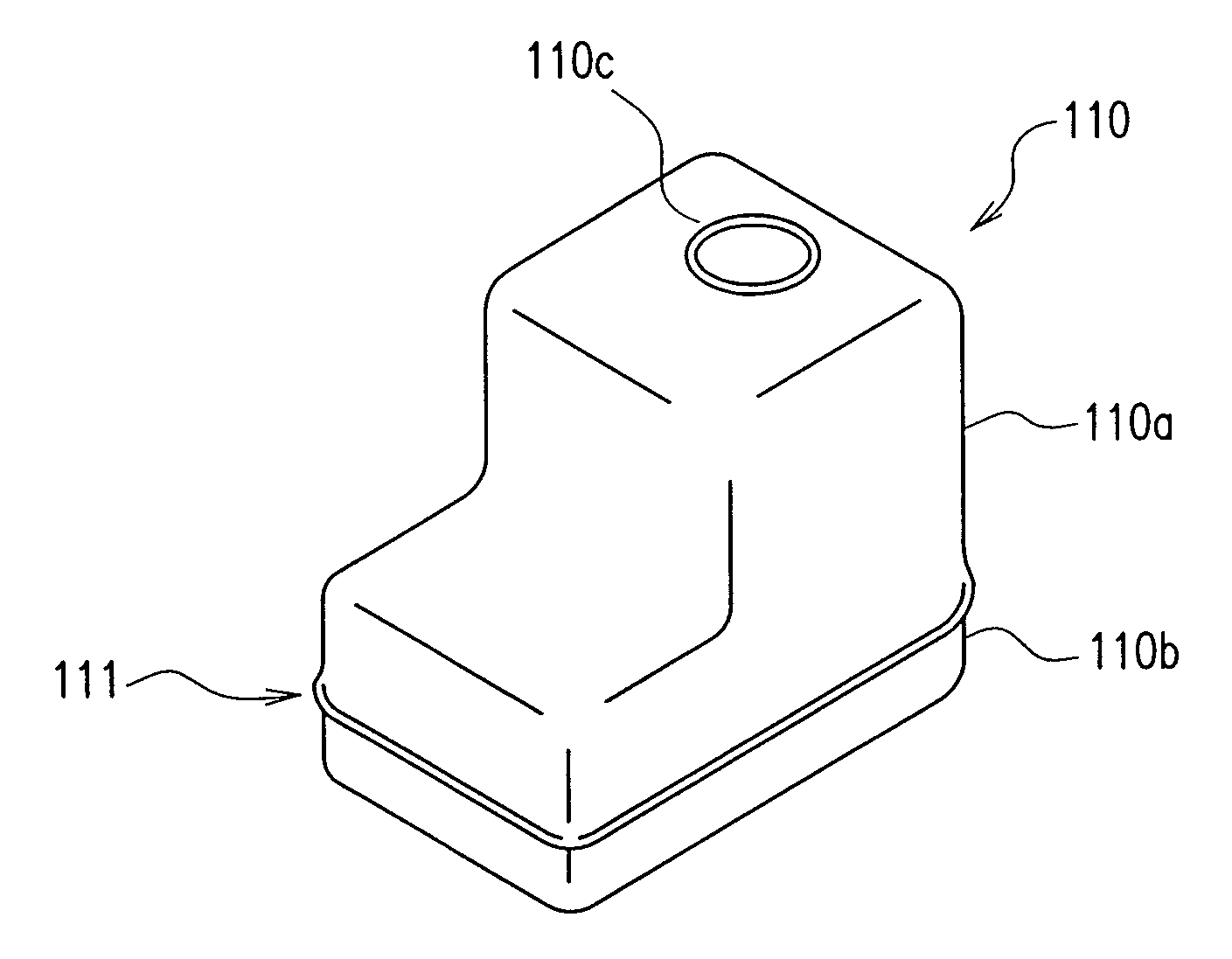 Cast part made of aluminum alloy, fuel tank, and production method for the same