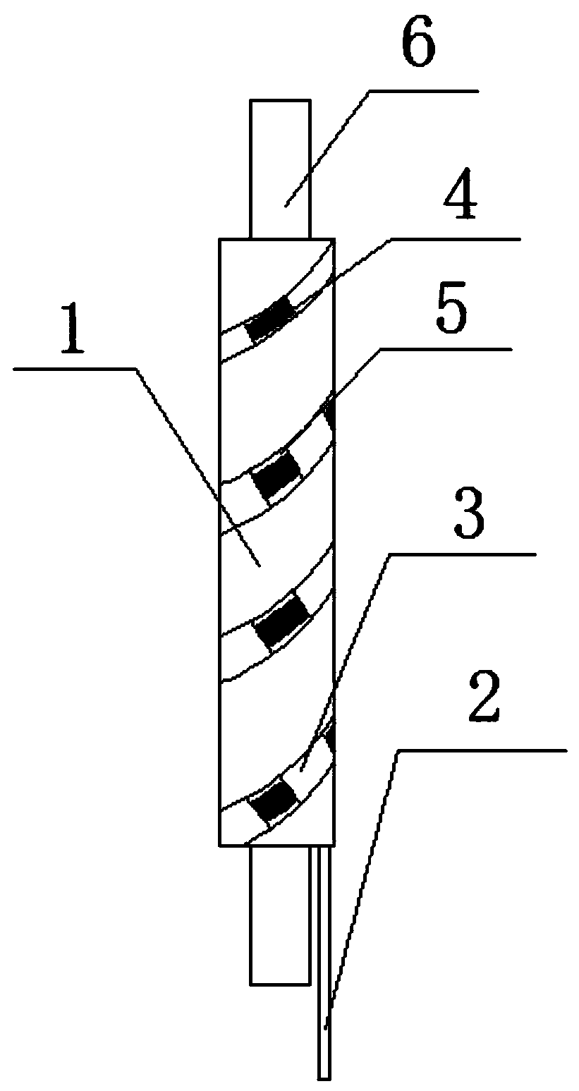 A screw air compressor fuel injection device