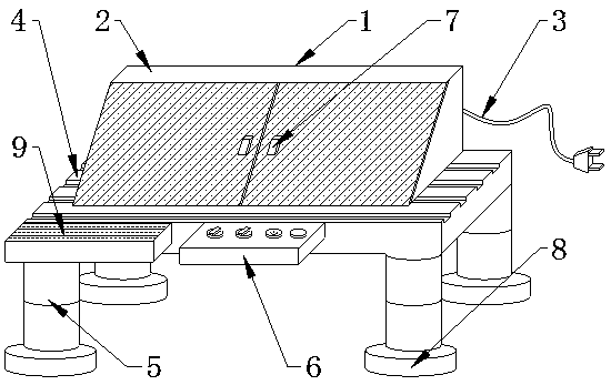 Electromechanical product rust removing device
