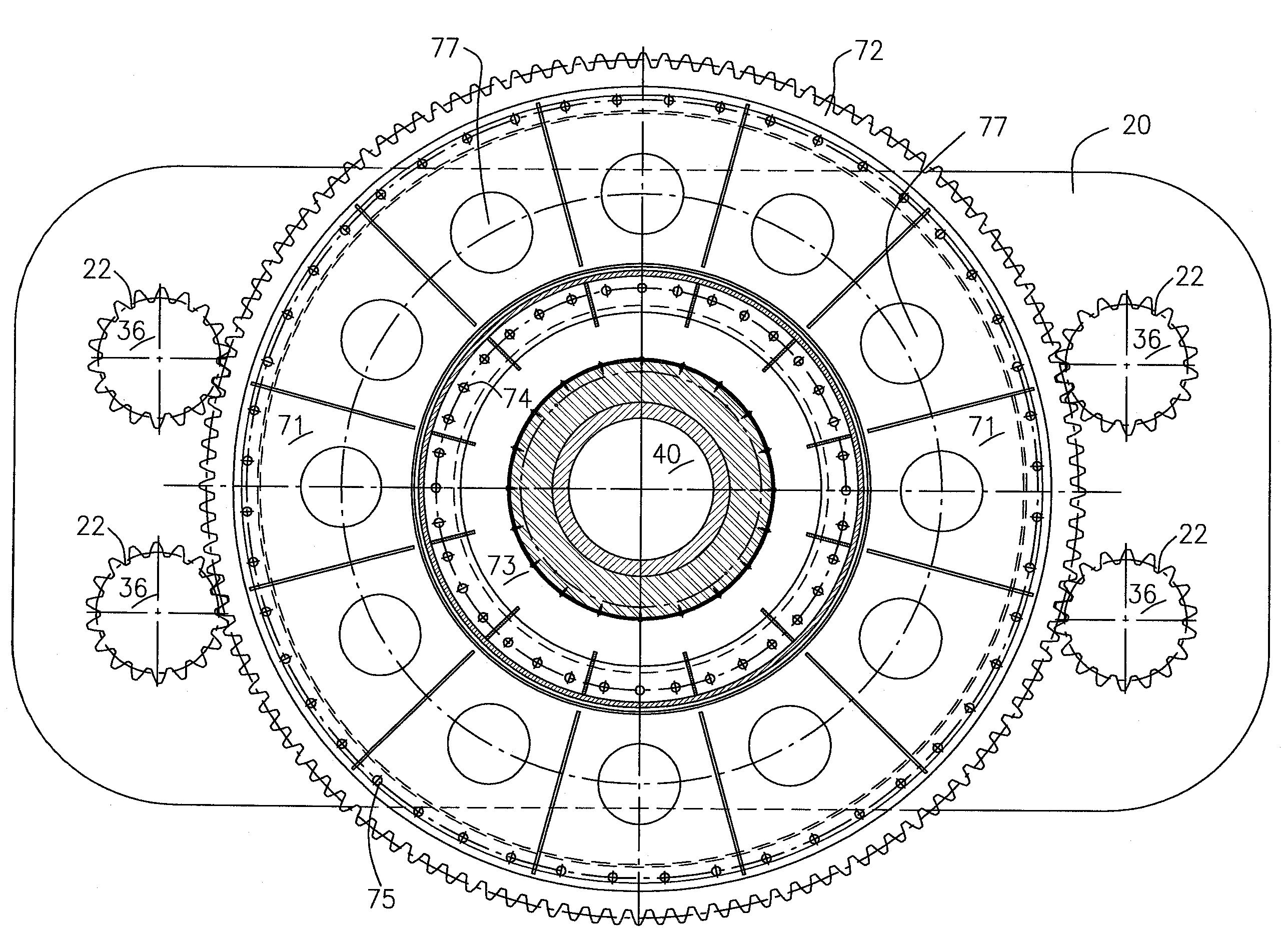 Boom slewing actuator system