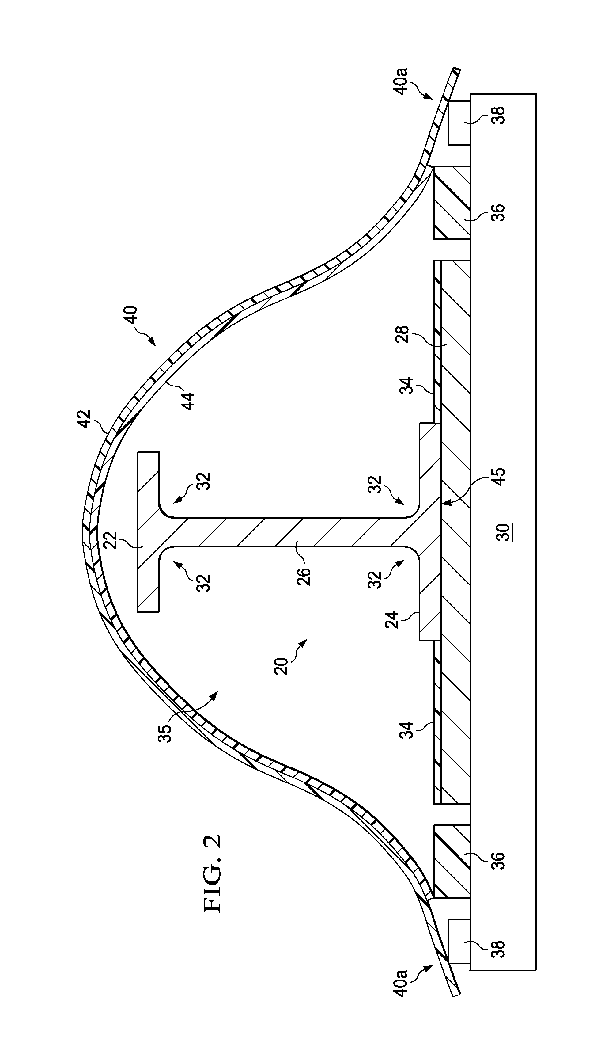 Vacuum Bag Processing of Composite Parts Using a Conformable Vacuum Bag Assembly