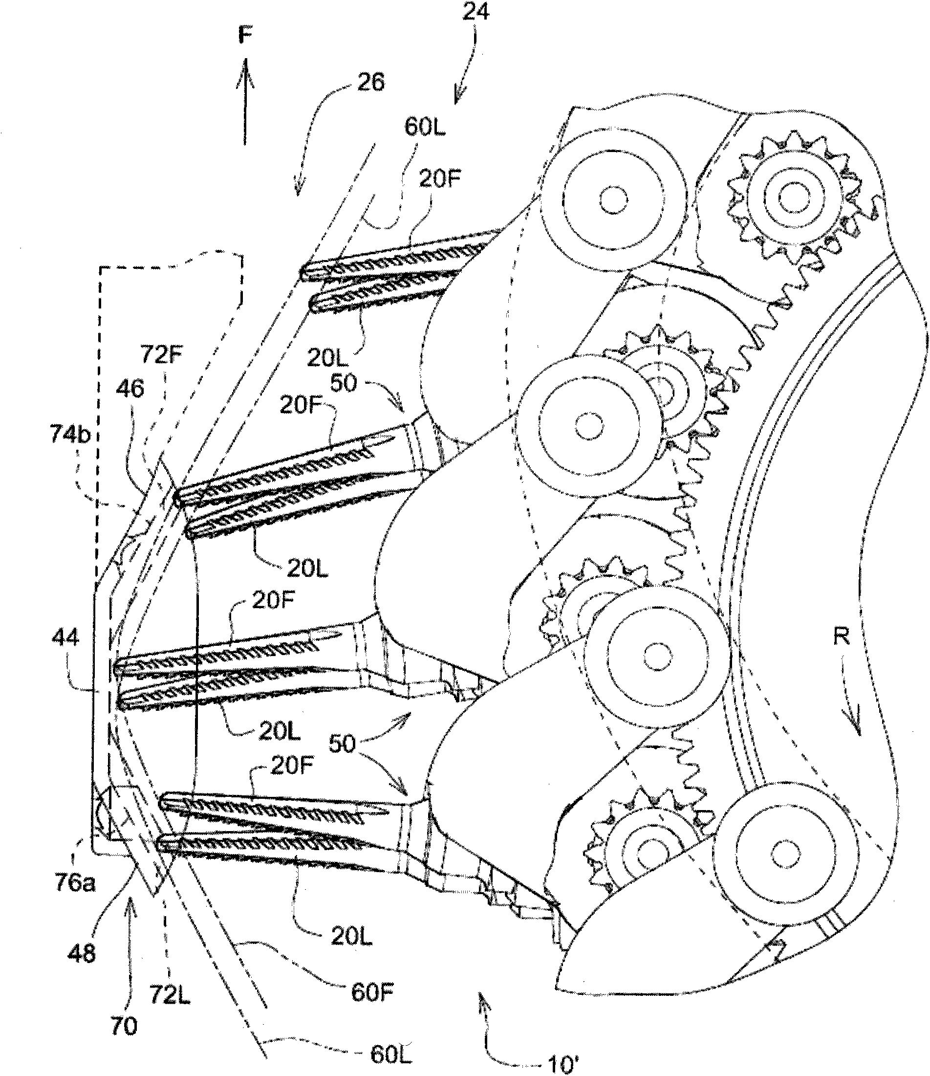 Scrapping plate for a cotton picker