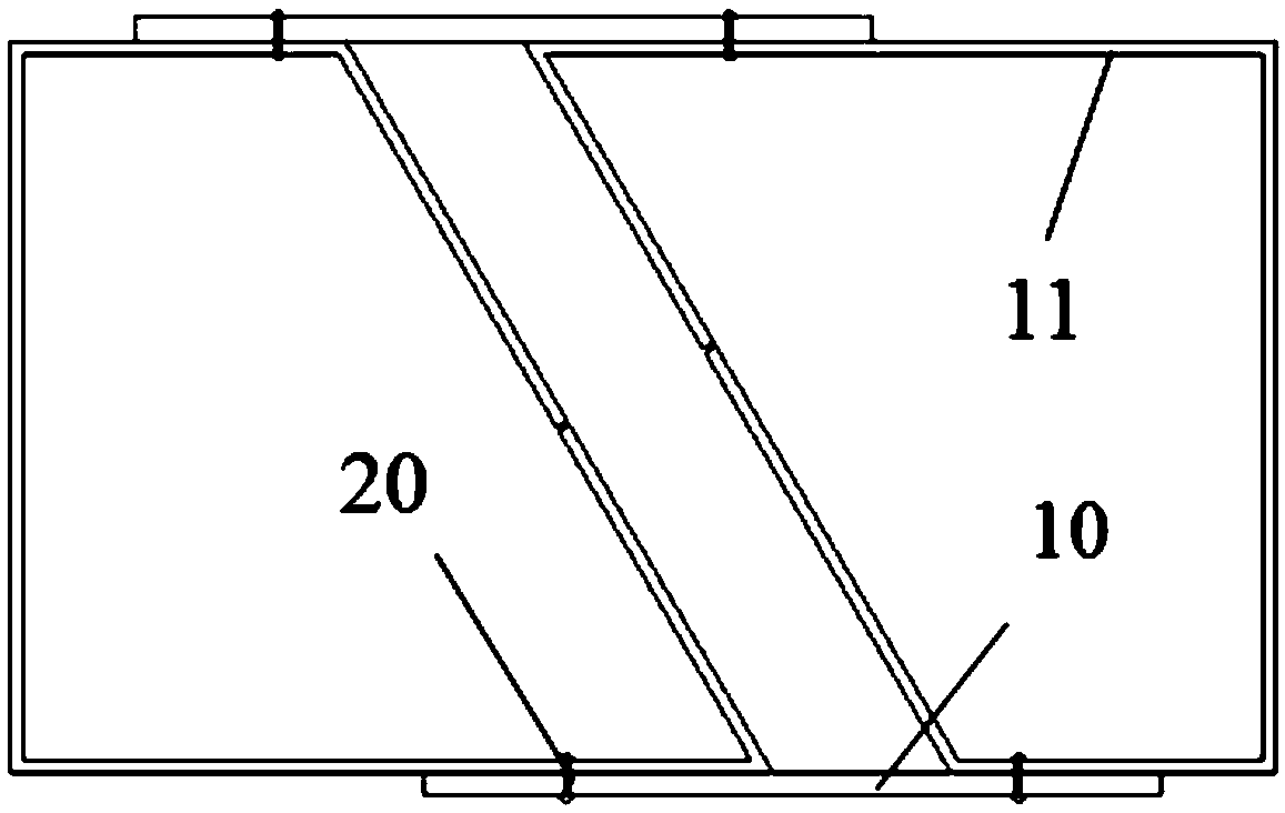 Batten-plate-type cold-formed thin-walled trapezoidal section lattice steel column