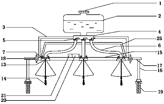 Multimode fixed-point watering device