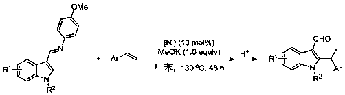 N-heterocyclic carbene-based mixed nickel (II) complex and application thereof