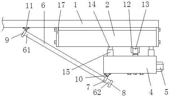 Anti-collision device for truck rear