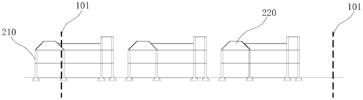 Method of excavating foundation ditch in situ and additionally arranging underground structure below existing building