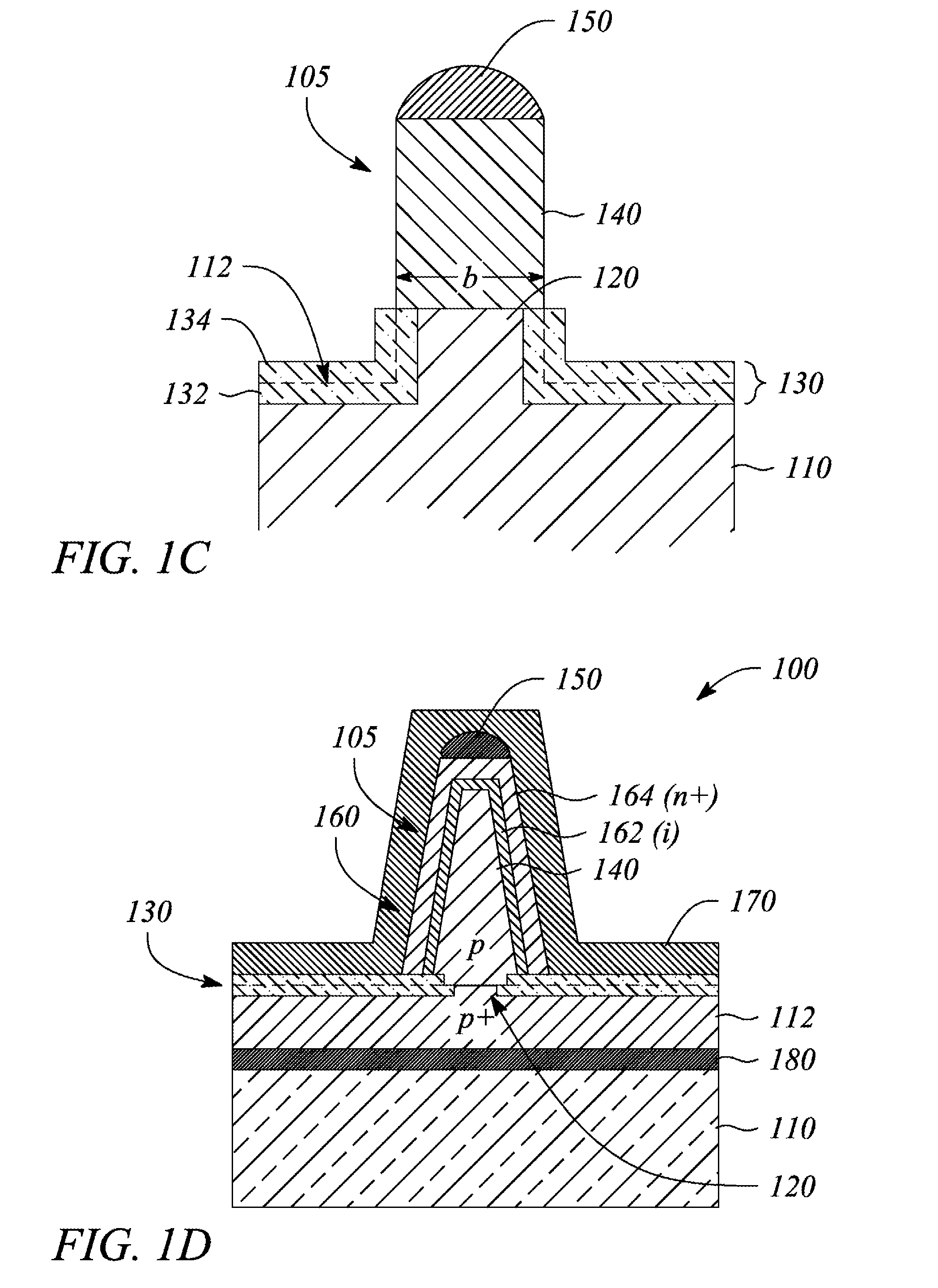 Photovoltaic Structure And Method Of Fabication Employing Nanowire In Stub