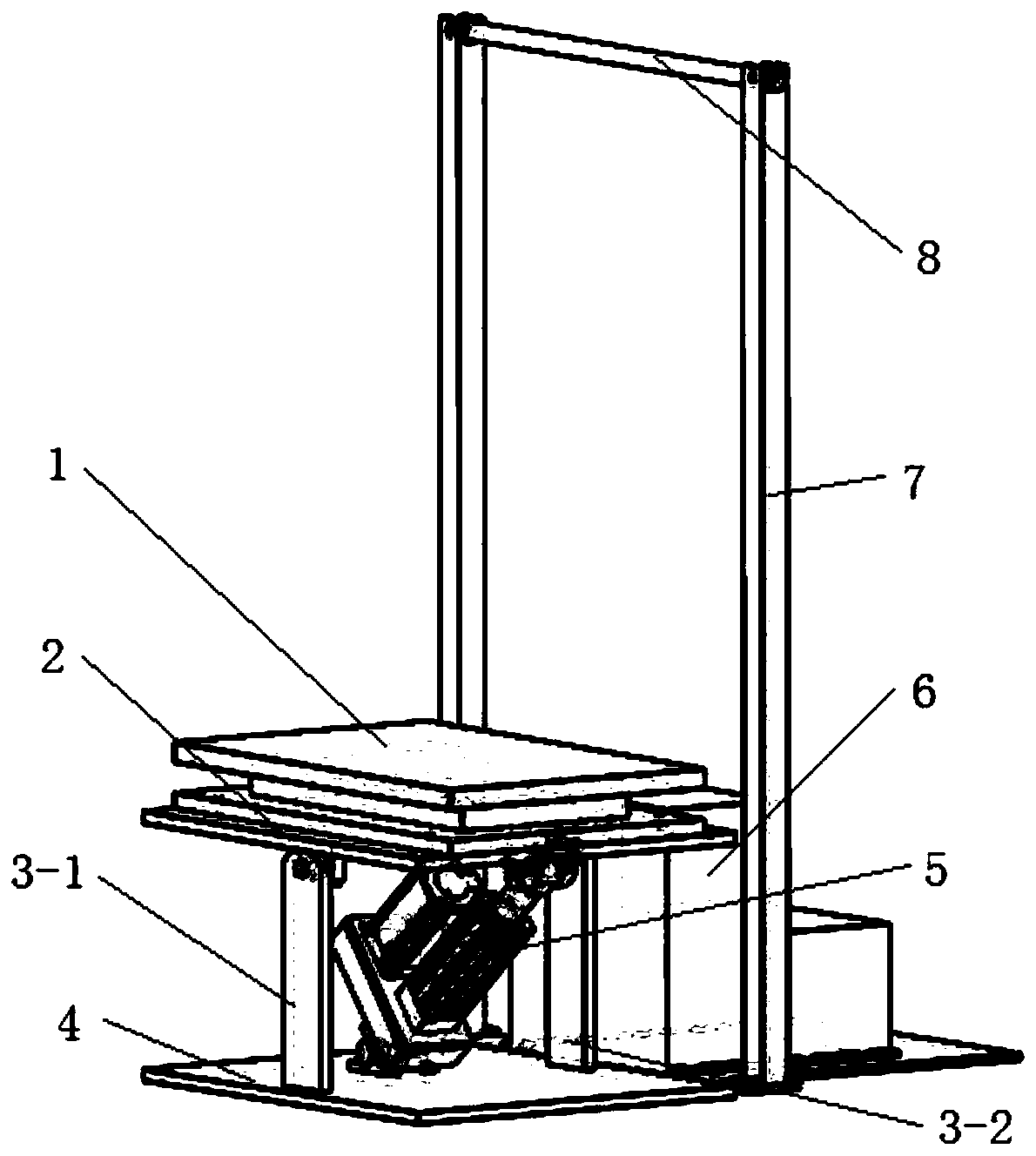 A medical swing platform and its control system