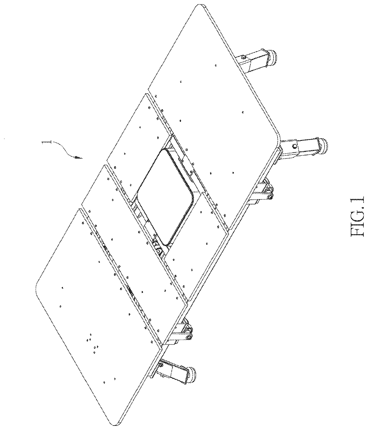 Device for producing rhythmic movement and vibrating bed having the same