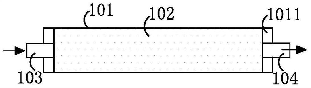 Separation column, separation device and separation method for separating various metal ions from solution