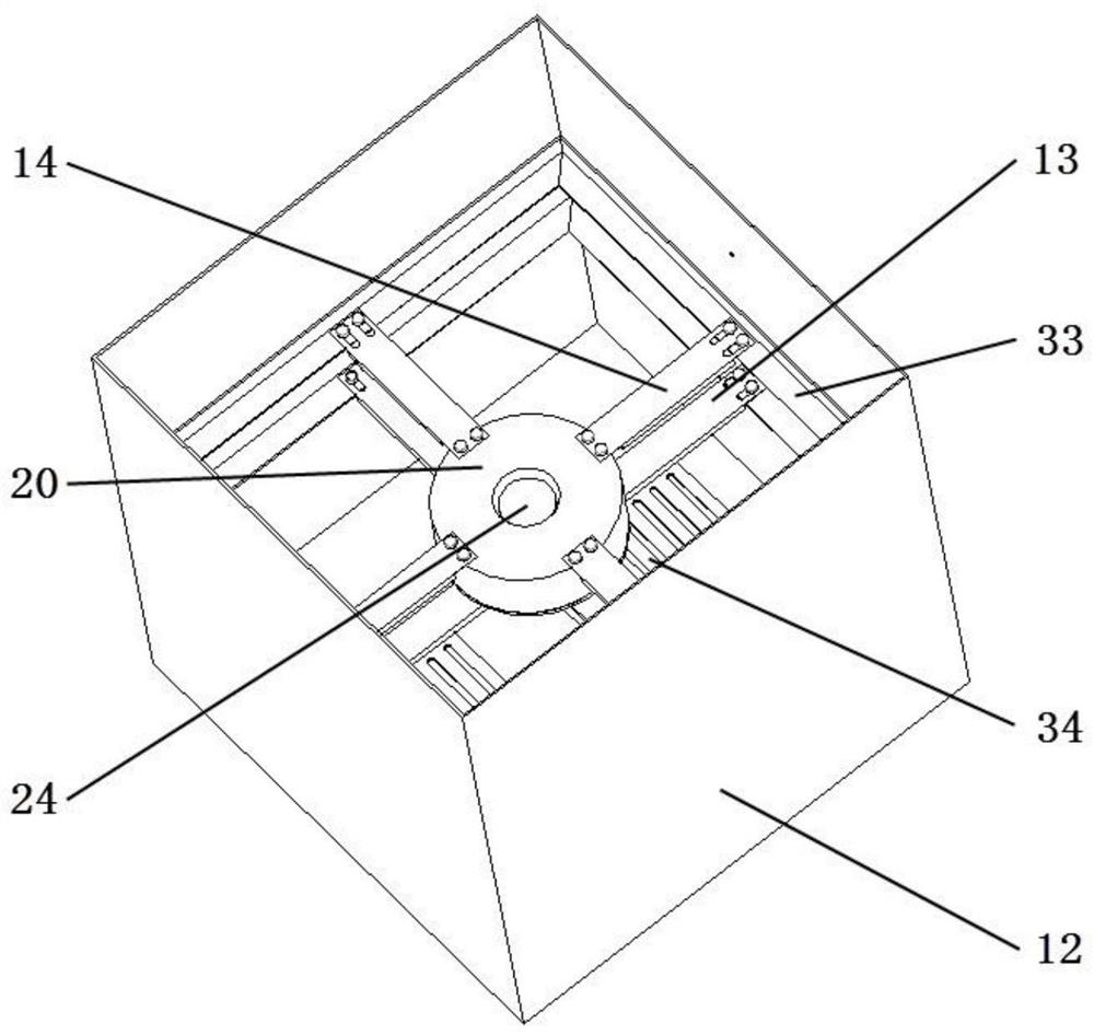 Reliability test device for cutting fluid cooling system of machining center