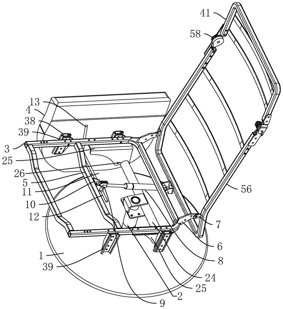 Multifunctional office sofa chair stretching device