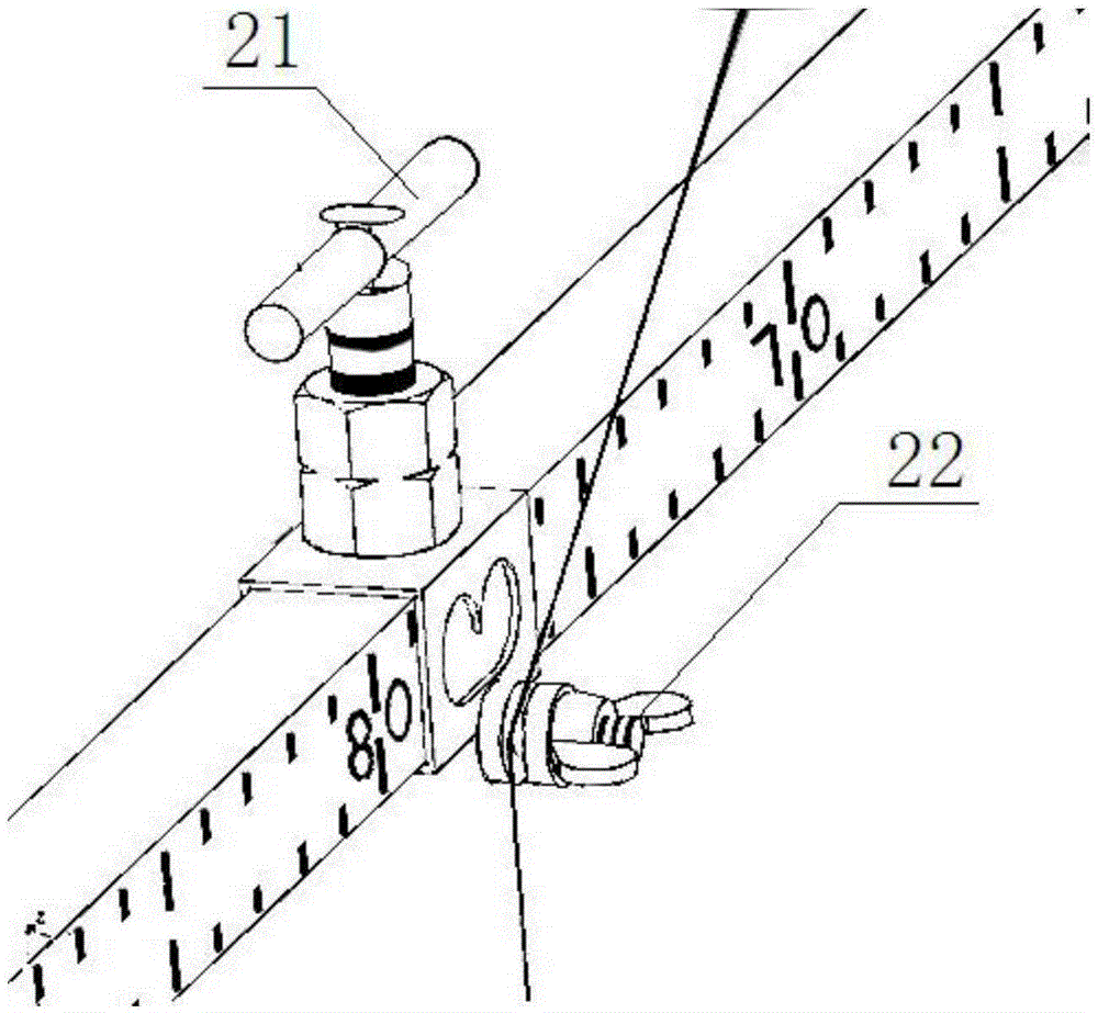 Measurement appliance for installation precision of trolley conductor of bridge crane