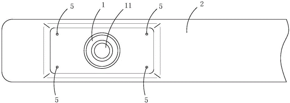 Portable scanner capable of forming area to be shot