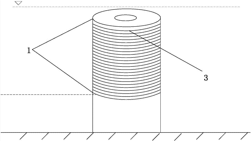 Foundation pile top quick reinforcement method