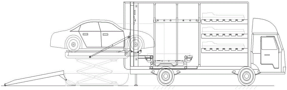 Mobile electric passenger car power battery replacement-based control method