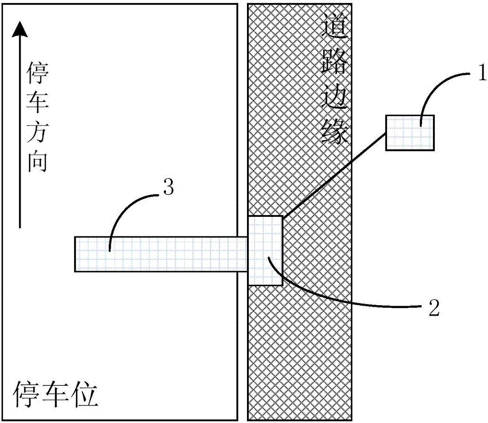 Parking space locking device based on laser distance measurement and distance measurement method thereof