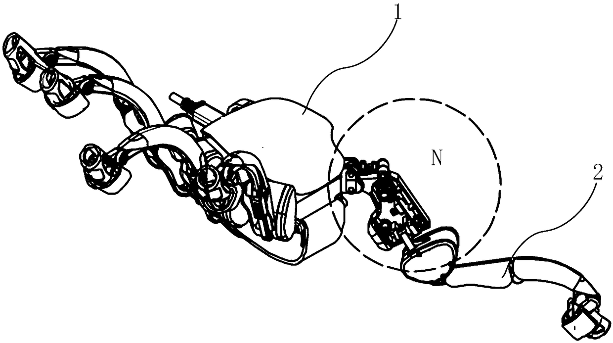 Hand mechanical exoskeleton device