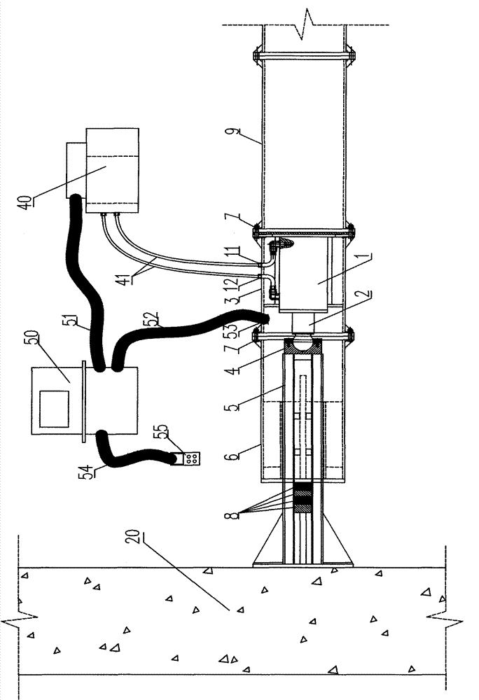 Convenient rapid supporting loading and unloading mechanism and supporting loading and unloading method