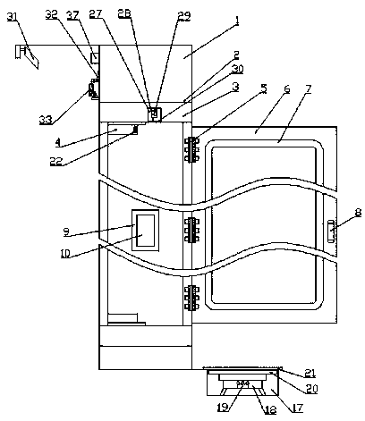 Household anti-theft monitoring device based on Internet