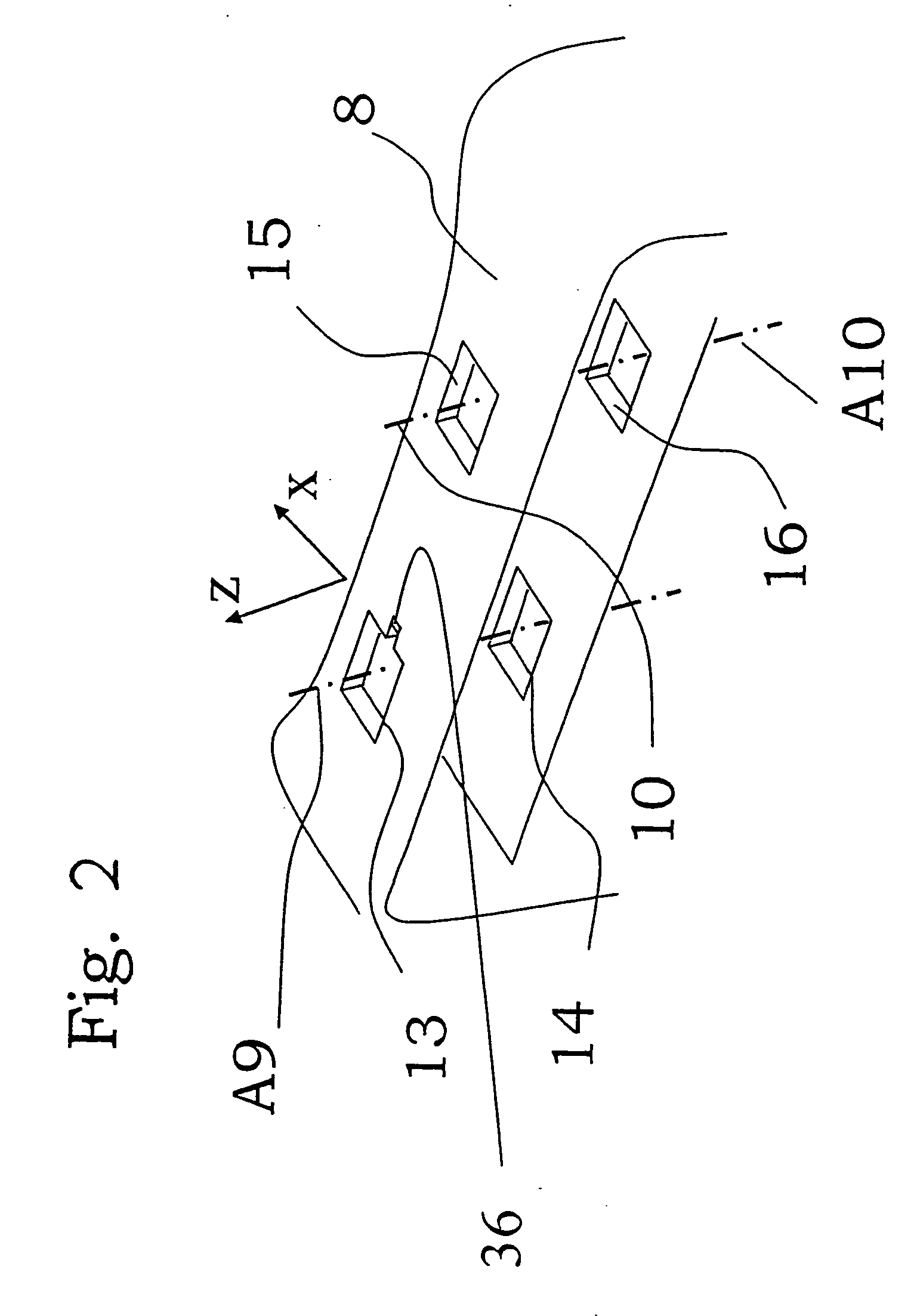 Mounting device for the headrest of a vehicle seat