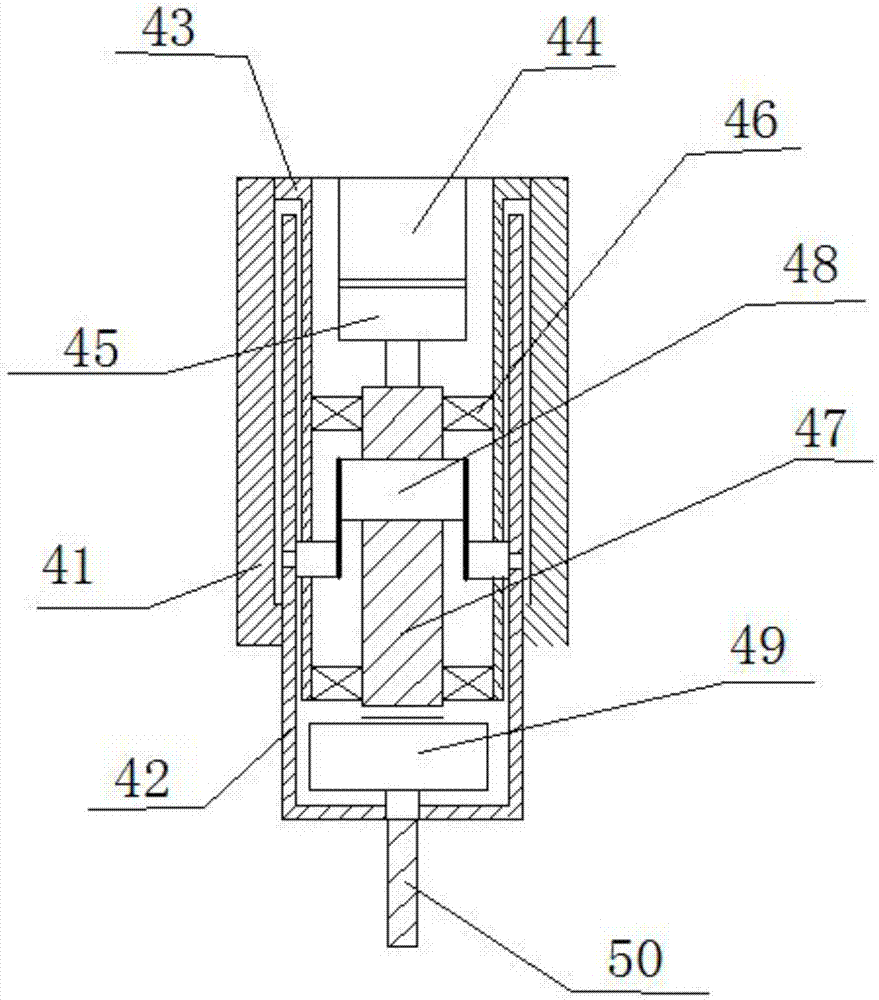 Apparatus for forming penetrating cracks in rock sample and operation method thereof