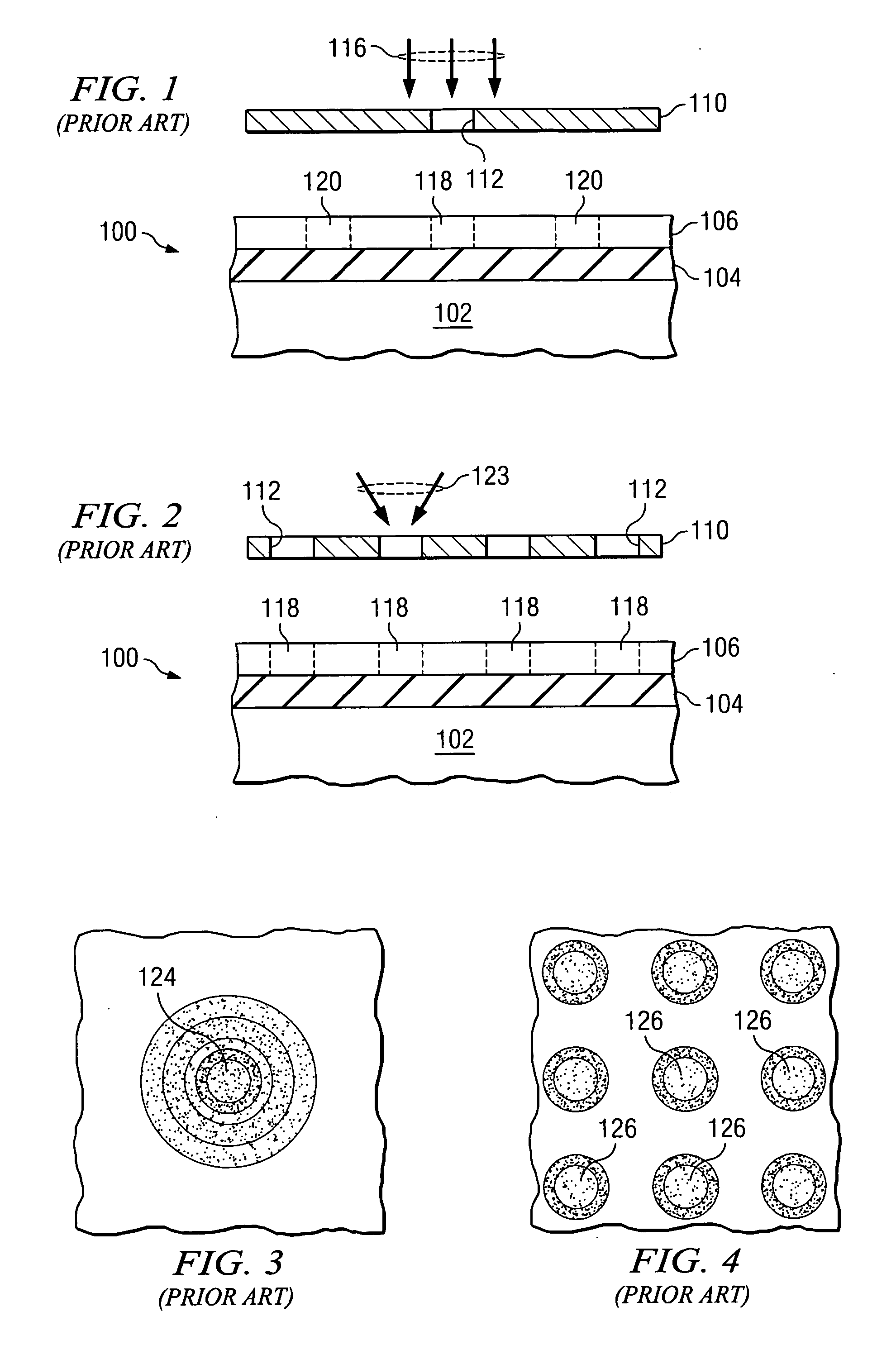 Method of forming isolated features of semiconductor devices