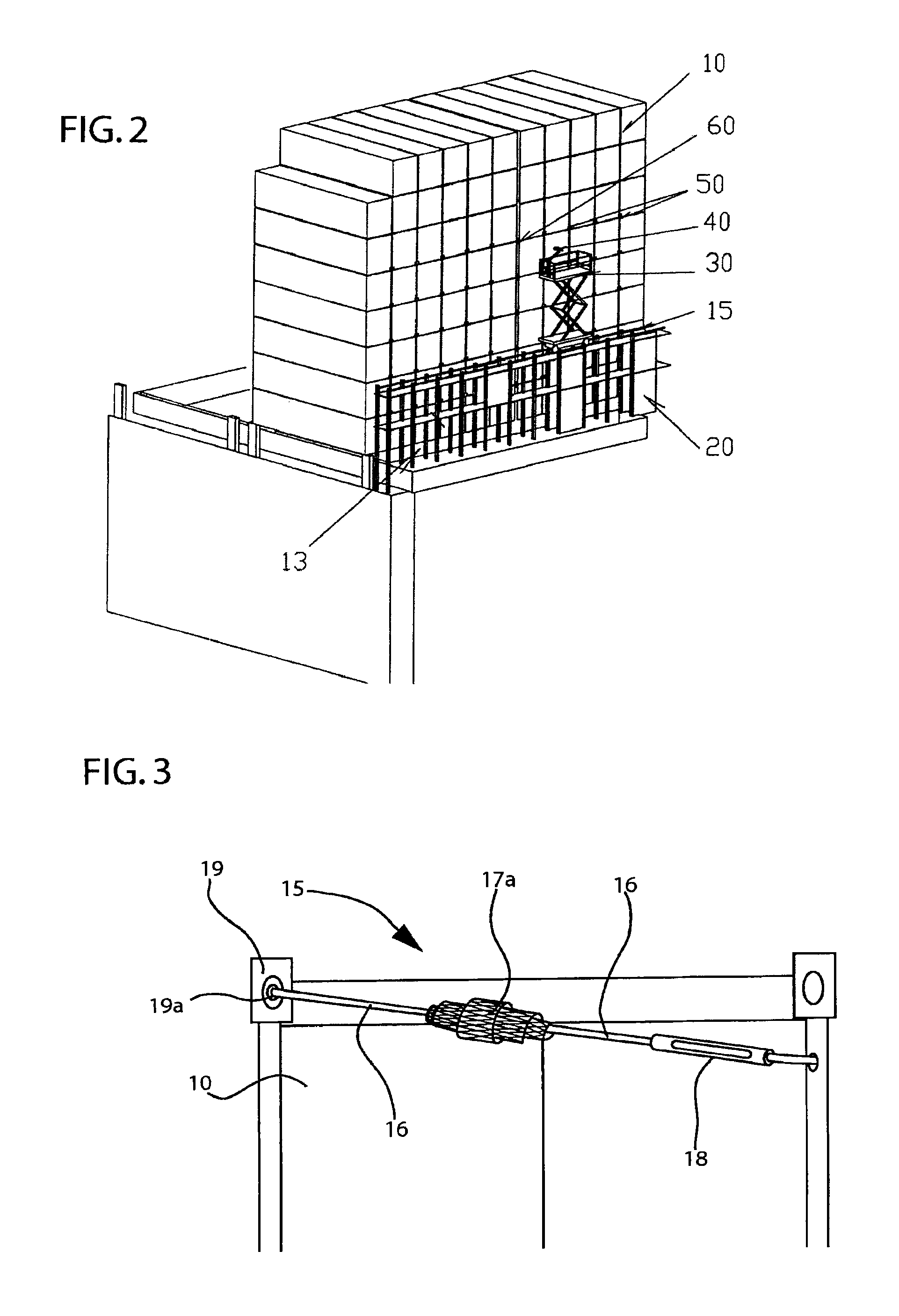 Method of securing freight containers on deck of ship, and spring lashing bar, space adjuster and securing system used in the method