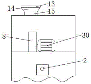 Straw crushing and compressing treatment device
