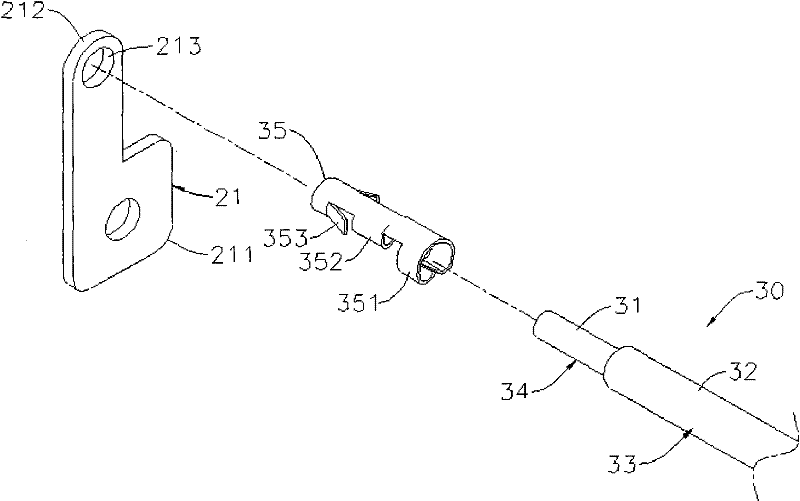 Opening terminal connector