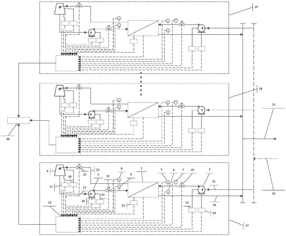 Air conditioner cold source control system based on intelligent modules ...