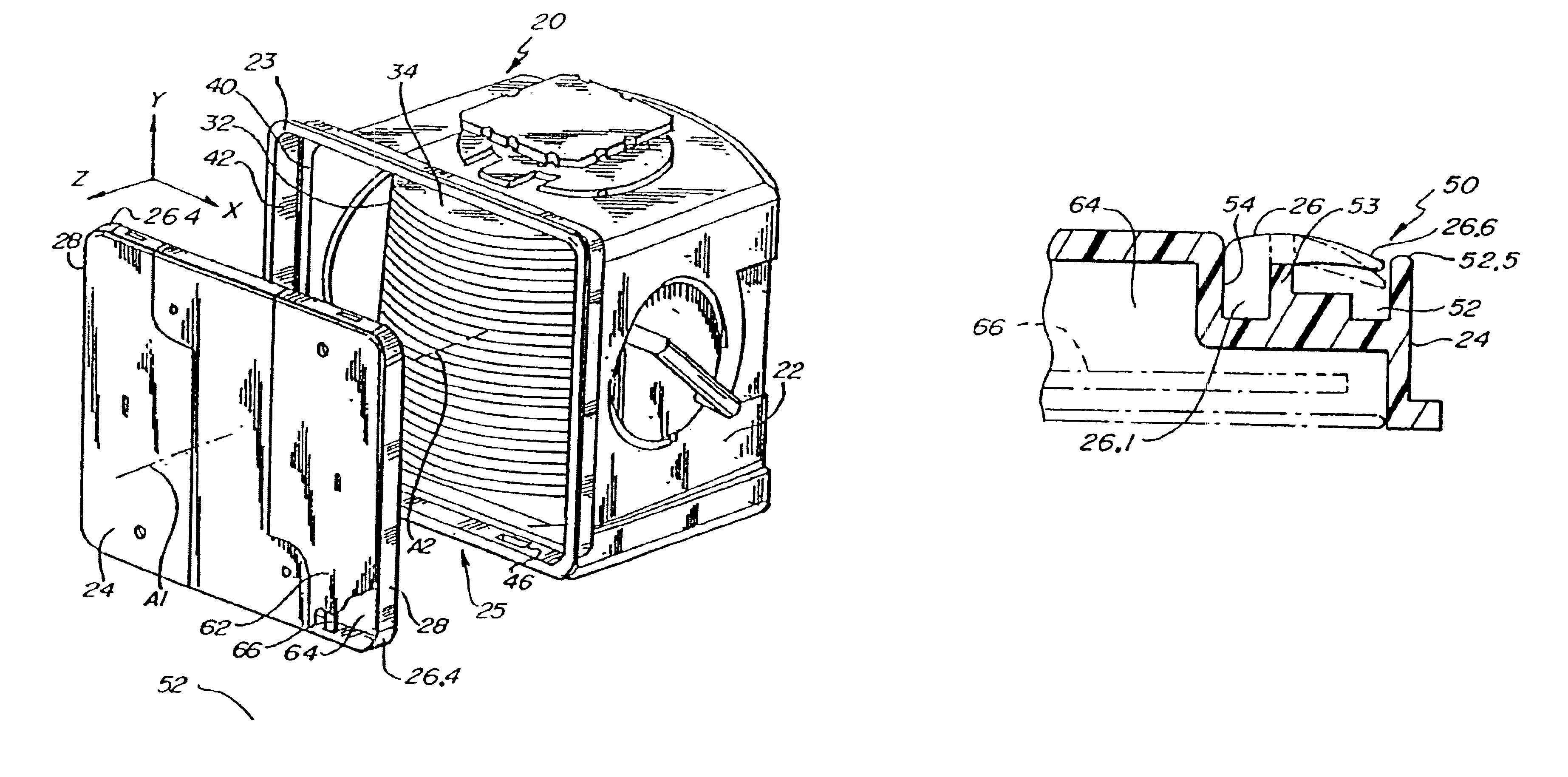 Wafer enclosure sealing arrangement for wafer containers