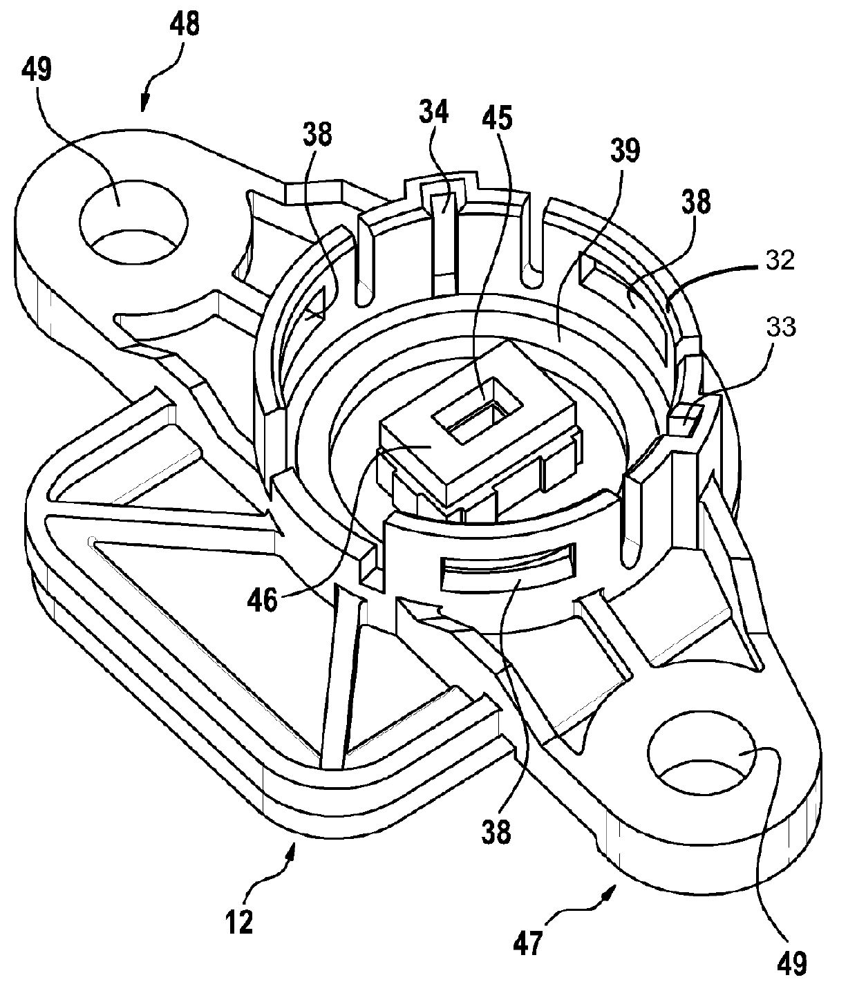 Sensor device, in particular for use in a motor vehicle