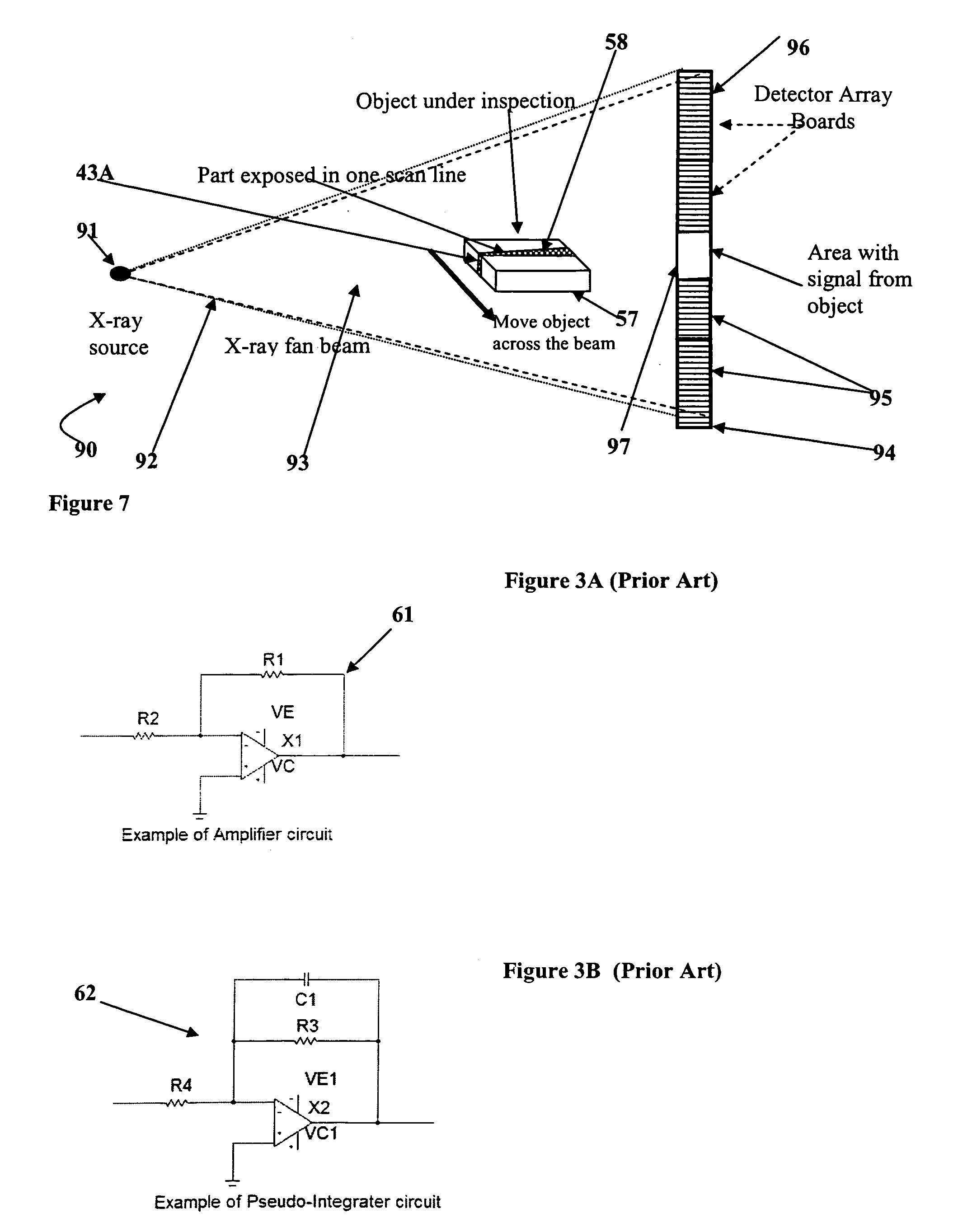 Time share digital integration method and apparatus for processing X-ray images