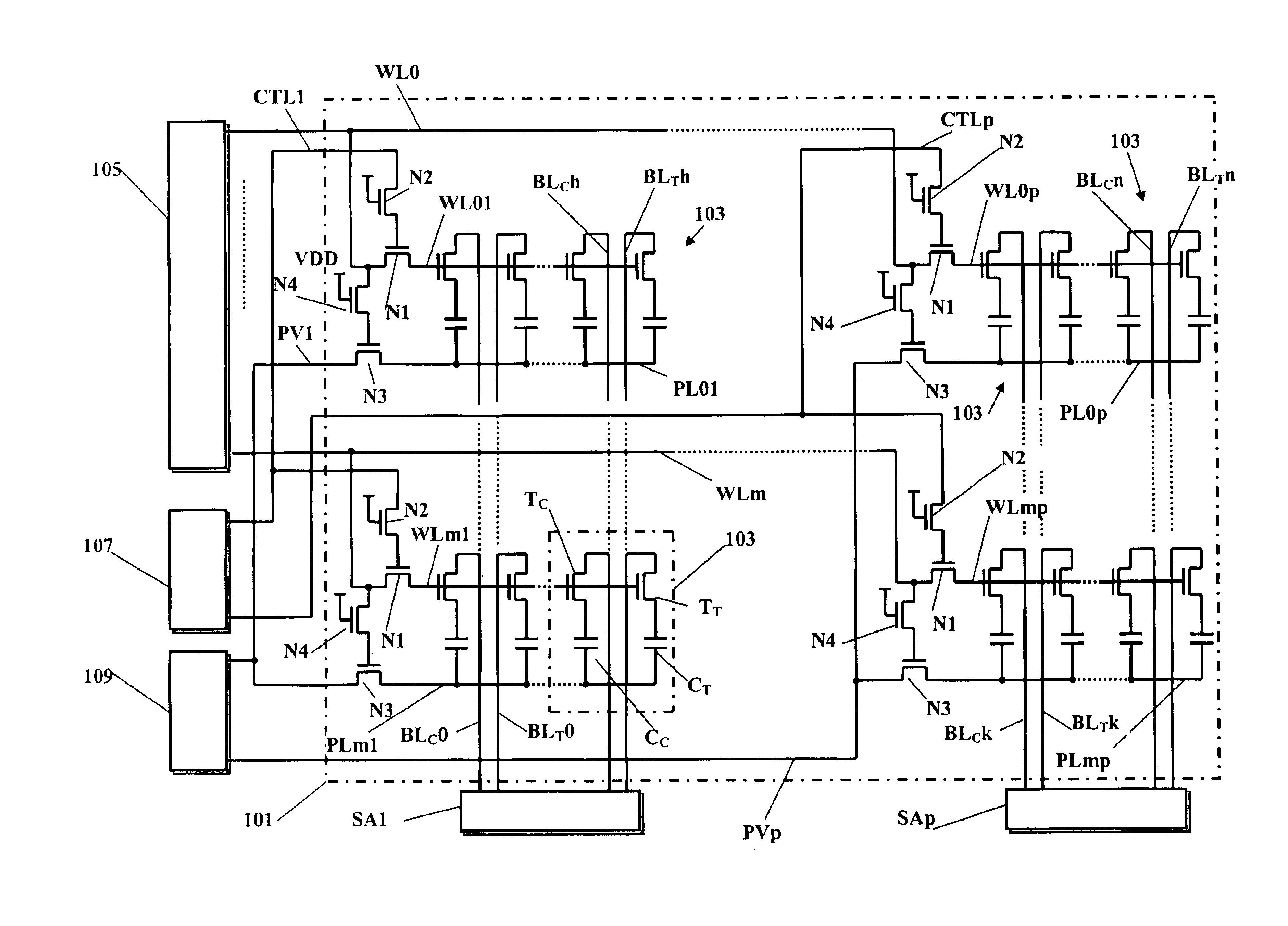 FeRAM semiconductor memory