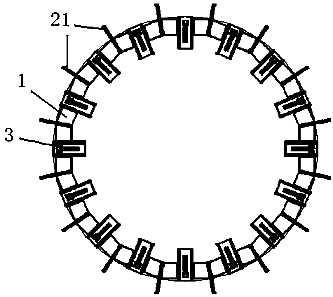 Auxiliary device for assembly and disassembly of CV cylinder hoisting rope